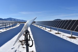 PV array at N NM Community College - David Breecker Microgrid Systems Lab